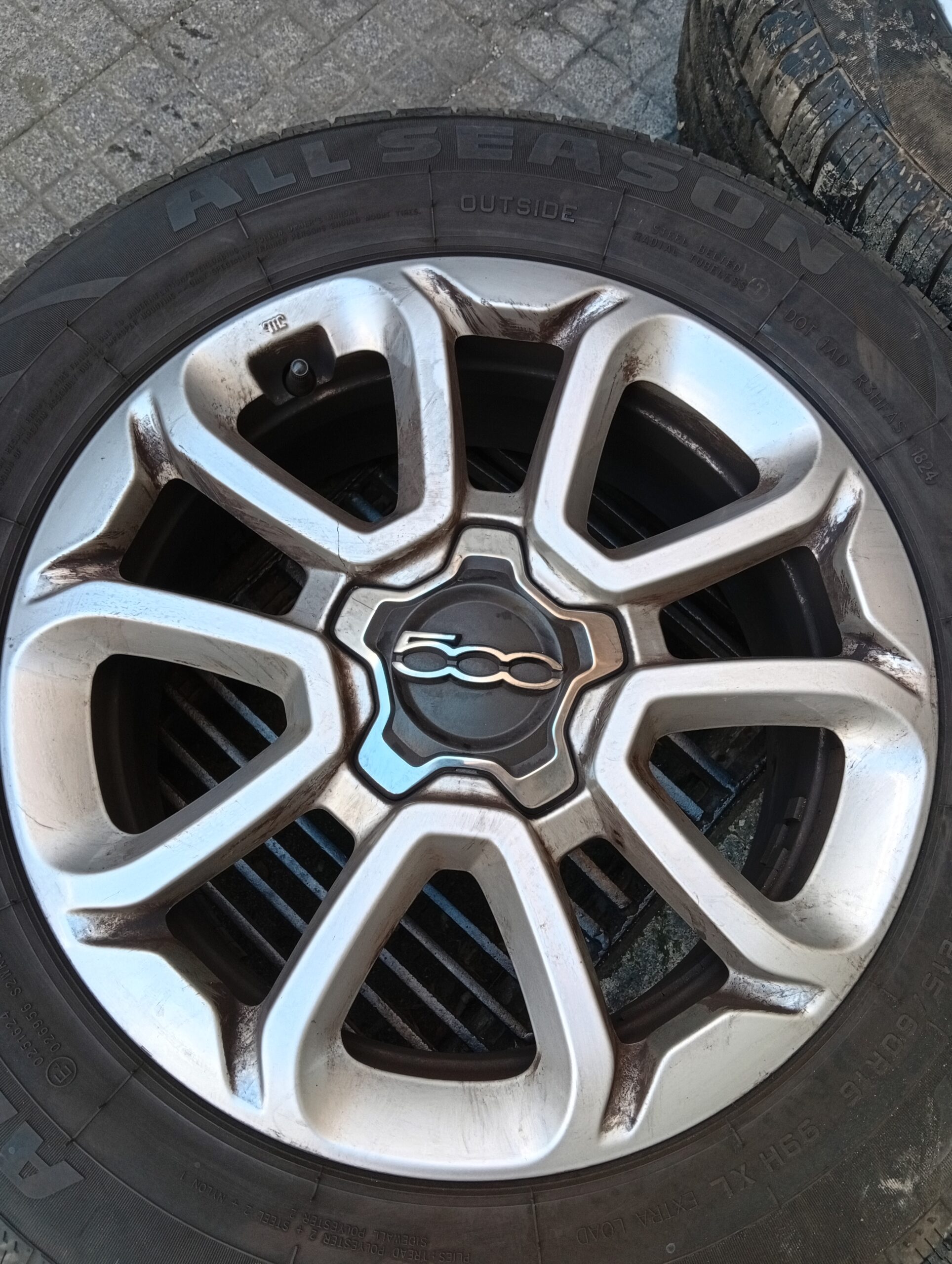 FIAT 500X CERCHI E GOMME M+S INVERNALI 215/60/16 2024