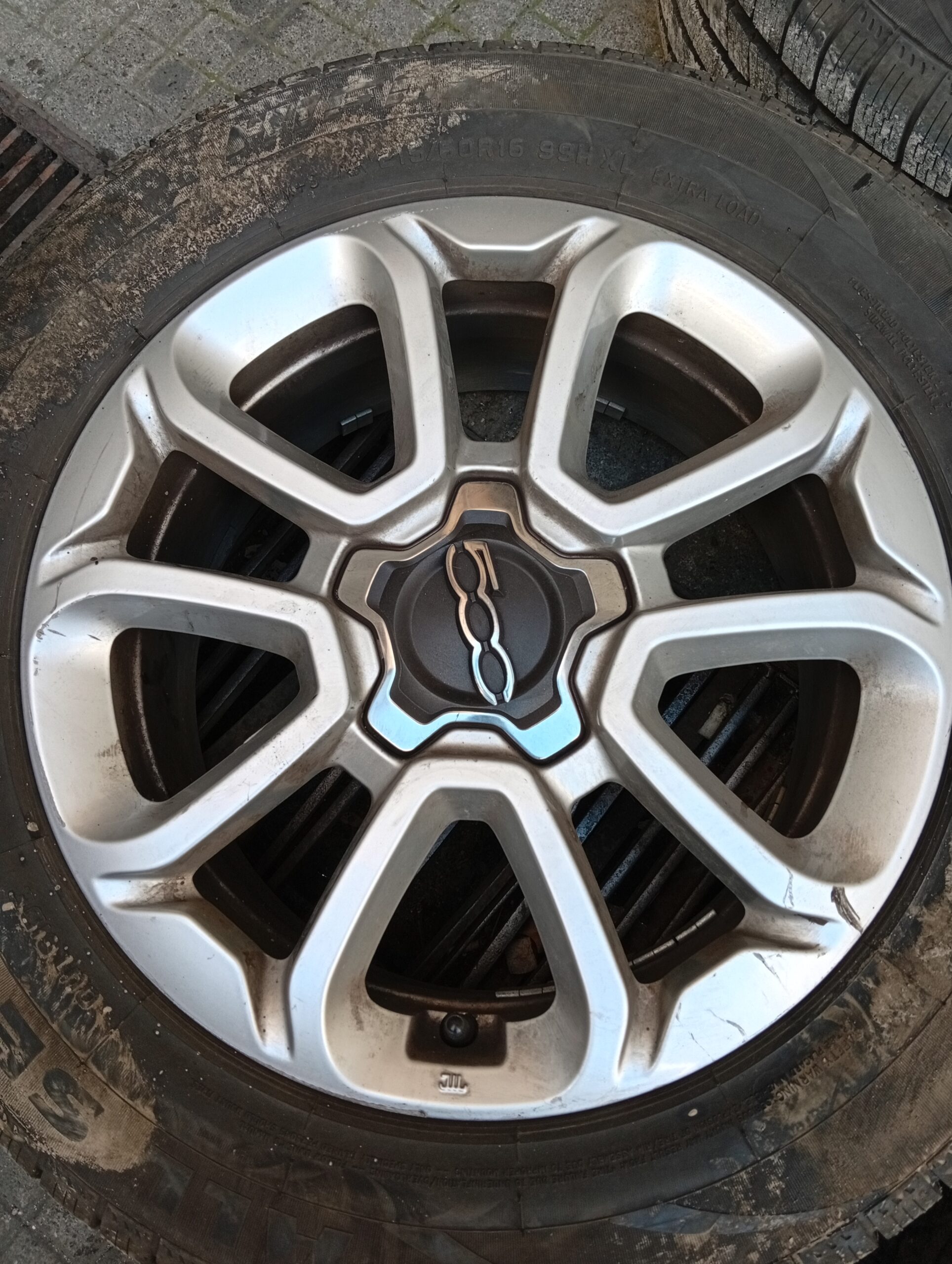 FIAT 500X CERCHI E GOMME M+S INVERNALI 215/60/16 2024
